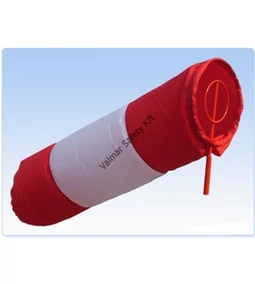 A szélzsák segítségével a szél ereje látható