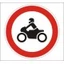 Motorkerékpárral behajtani tilos! - HIP fényvisszaverős szendvicslemez 600 mm Motorkerékpárral behajtani tilos! - HIP fényvisszaverős szendvicslemez 600 mm